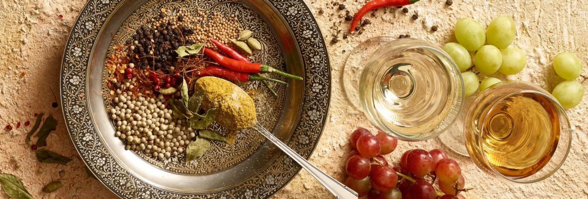 Wein und die exotische Küche